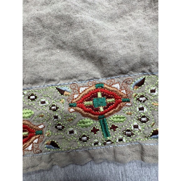 MFA Boston Women’s‎ Linen Embroidered Floral Dress Size - Picture 2 of 7